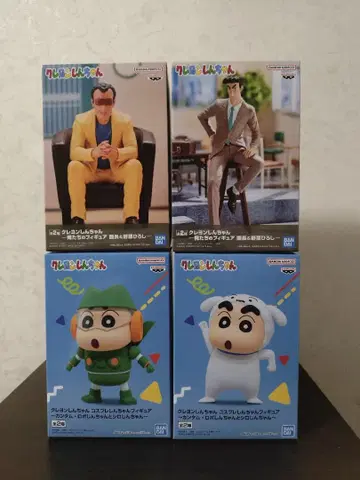 짱구는 못말려(크레용 신짱) 피규어 4개 세트