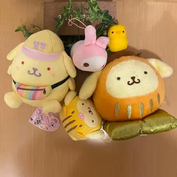 폼폼푸딩 봉제 인형 키링 스트랩 묶음 판매 인형옷