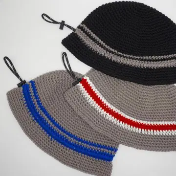 SSS / Striped (Border) Crochet Hat
