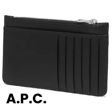 A.P.C. 블랙 가죽 프래그먼트 케이스