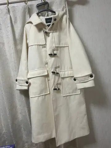 [ 새상품급 ] SIMPLICITE 화이트 더플 코트