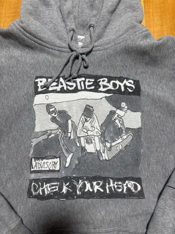 CULT CLUB 컬트클럽 BEASTIE BOYS 그레이 후드티