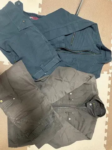 차콜 그레이 브라운 워크 팬츠 작업옷