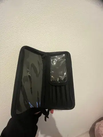 블랙 메이크업 파우치