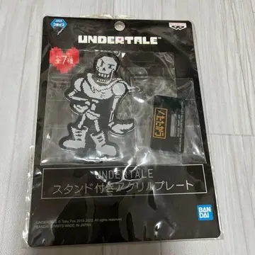 UNDERTALE 스탠드 포함 아크릴 플레이트 파피루스