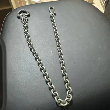 실버 지갑 체인 하트형 후크 포함