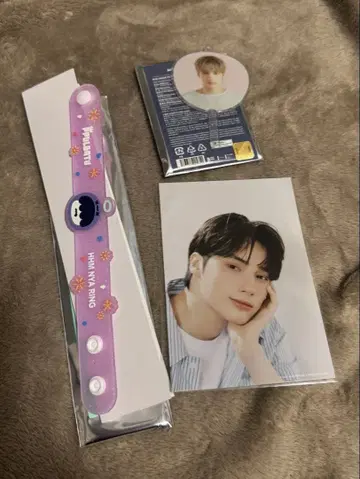 휴닝카이 러버 밴드 미니 부채 L판 사진 등