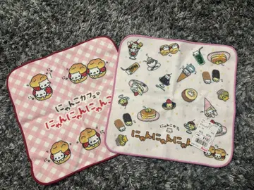 냥냥냥코 손수건 핸드 타월 2종 세트