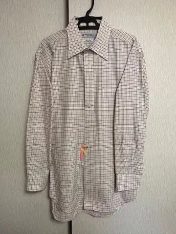 가마쿠라 셔츠 체크 무늬 긴팔 셔츠 43/85