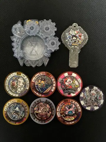 요괴워치 비보요괴 엠블럼 & 화석메달 요괴메달