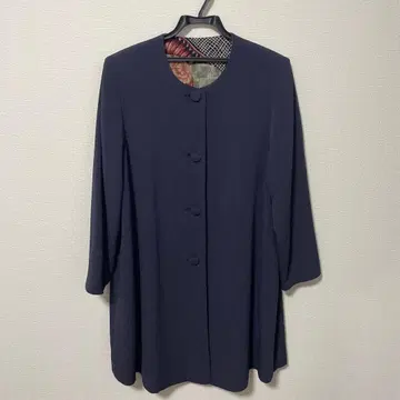 [리버서블] 기모노 리메이크 롱 코트 & 스톨 세트