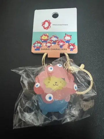 폼폼푸딩 미야쿠미야쿠 산리오 클리어 컬러 오사카 만박 키링 2