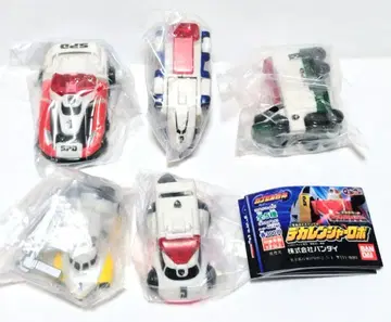 특수전대 데카레인저 캡슐 합체 로봇 데카레인저 로봇 전 5종 새상품