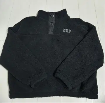 GAP 블랙 플리스 자켓 XL