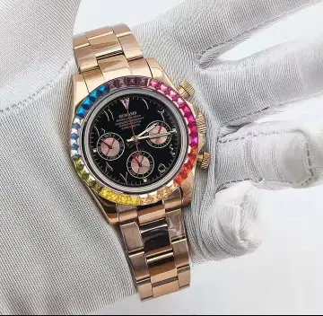 로즈 골드 크로노그래프 손목시계 vk63