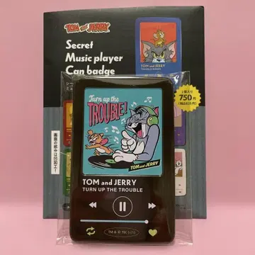 시크릿 뮤직 플레이어 캔 배지 톰과 제리