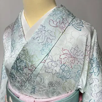 기모노 코몬 이중 기모노 워셔블 기모노 S 사이즈 KH1142