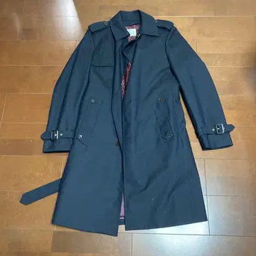 THE SHOP TK 네이비 트렌치코트 허리 벨트 포함 사이즈 L