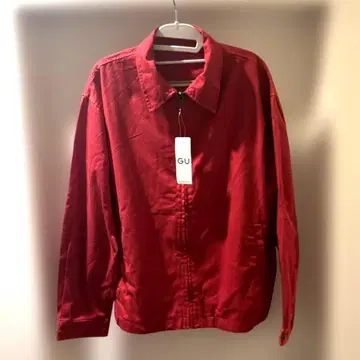 미사용 새상품 스윙탑 빨간색 드리즐러 자켓