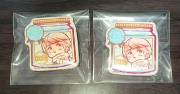 헤타리아 러시아 푹신 배지 2개 세트