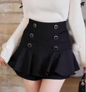 Cheri mi 셰리미 더블 버튼 치마바지 S