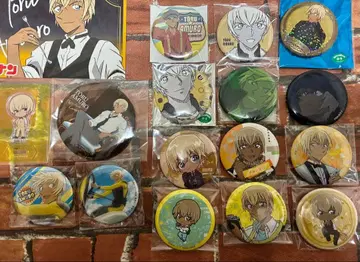 코난 아무로 토오루 버본 크랙 앱 캔뱃지 TOMS 스포츠