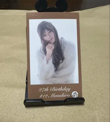 마사히로 27th Birthday FC 한정 판매 미니 사진