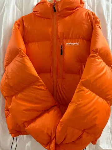 maharagrid. 오렌지 다운 자켓