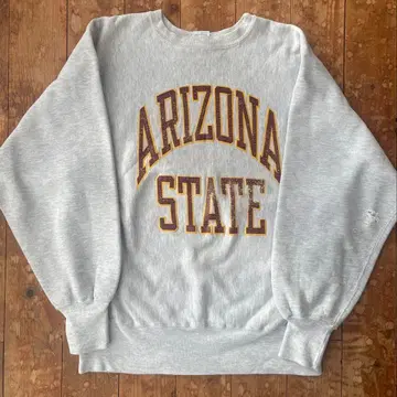 90s USA제 리버스 위브 ARIZONA STATE 자수 택