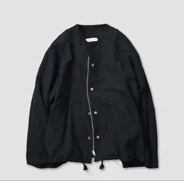 barbell object 노카라 자켓 블랙 1