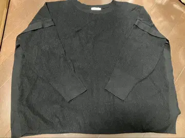 LEPSIM 블랙 니트 스웨터 F