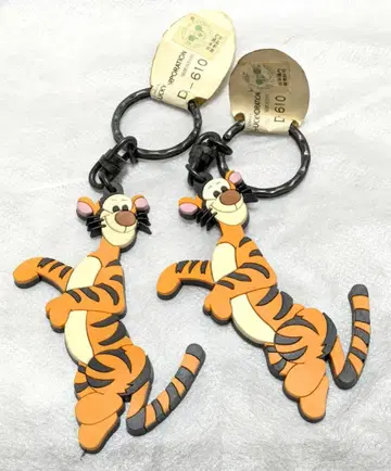 일본제 티거 키링 고무제 레어 디즈니 컬렉션 스트랩
