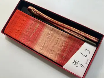 미사용품 실크 본금 오비 장식 천 & 허리띠 세트 114