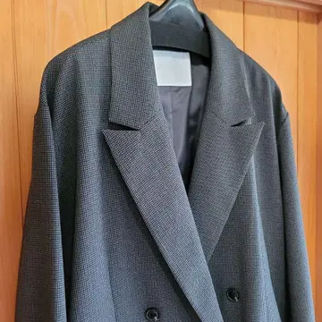 RIVE DROITE 리브 드와 울 라이크 피크드 라펠 재킷 그레이