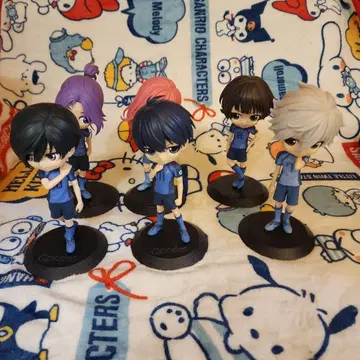 QPocket 블루 록 피규어 6체 세트