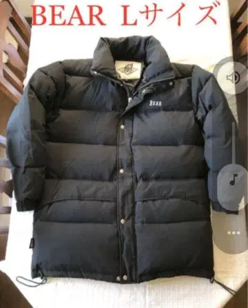 새상품급 BEAR 다운 코트 다운 점퍼 L 사이즈 베어