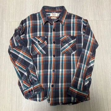 Alcarza 헤비 플란넬 긴팔 셔츠 L