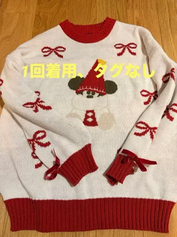 릴린린 스웨터 디즈니 크리스마스 2025 리본