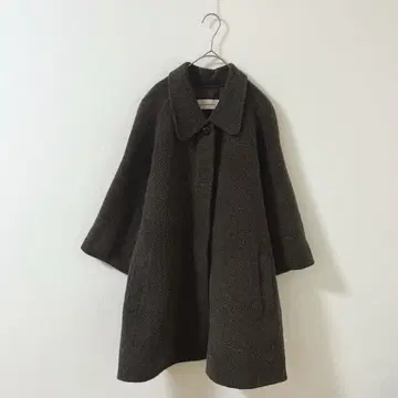 4256 선우 울 모헤어 코트 아우터 프리 브라운 가을/겨울