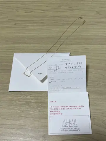 AIKAH 티나 숏 목걸이