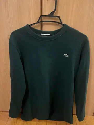 LACOSTE 긴팔 티셔츠 US S 다크 그린