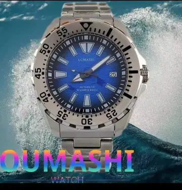 OUMASHI 자동 와인딩 다이버 워치 nh35