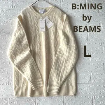 [ 택 포함 ] 비밍 바이 빔즈 태즈매니아 울 케이블 크루넥 니트