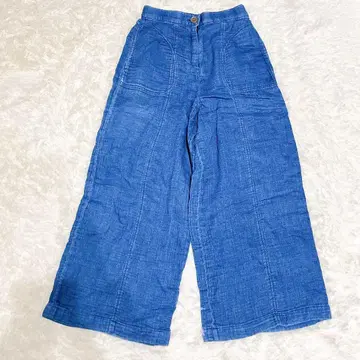 M0124 [잔니로 주디체] 와이드 팬츠 데님 코튼 100%