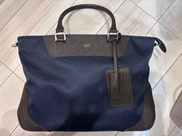 PELLE MORBIDA 토트백 네이비/브라운