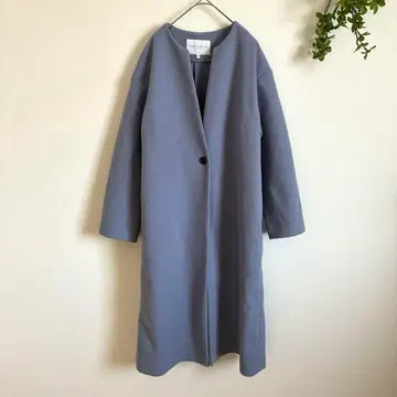 어 데이 인 더 라이프 노카라 롱 코트 V넥 스트레치 다용도 아이템