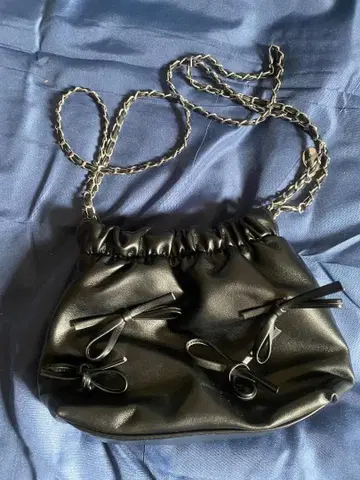 블랙 리본 포함 파티 백