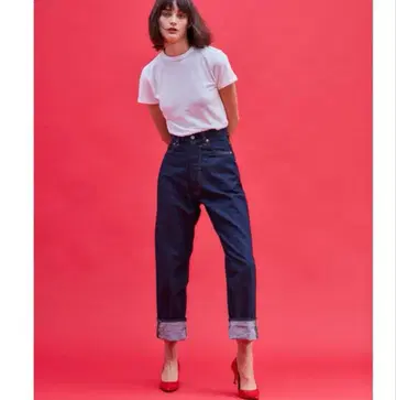 THE SHINZONE 하이웨스트 데님 블랙