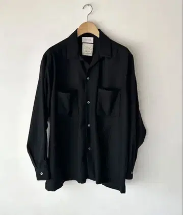 markaware 오픈 카라 셔츠 2/72 오가닉 울 비에라