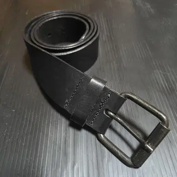 MADE IN ITALY H&M 가죽 벨트 블랙